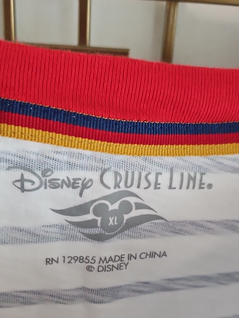 XL- Official Disney Cruise Line- Ship "Wish" shirt - Picture 3 of 6